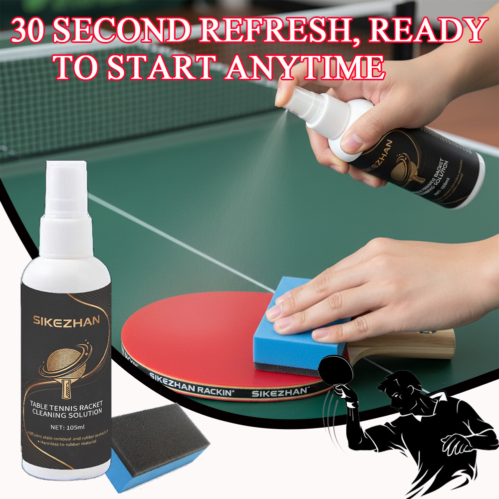 Table Tennis Paddle Set - بخاخ تنظيف مضرب تنس الطاولة المجاني