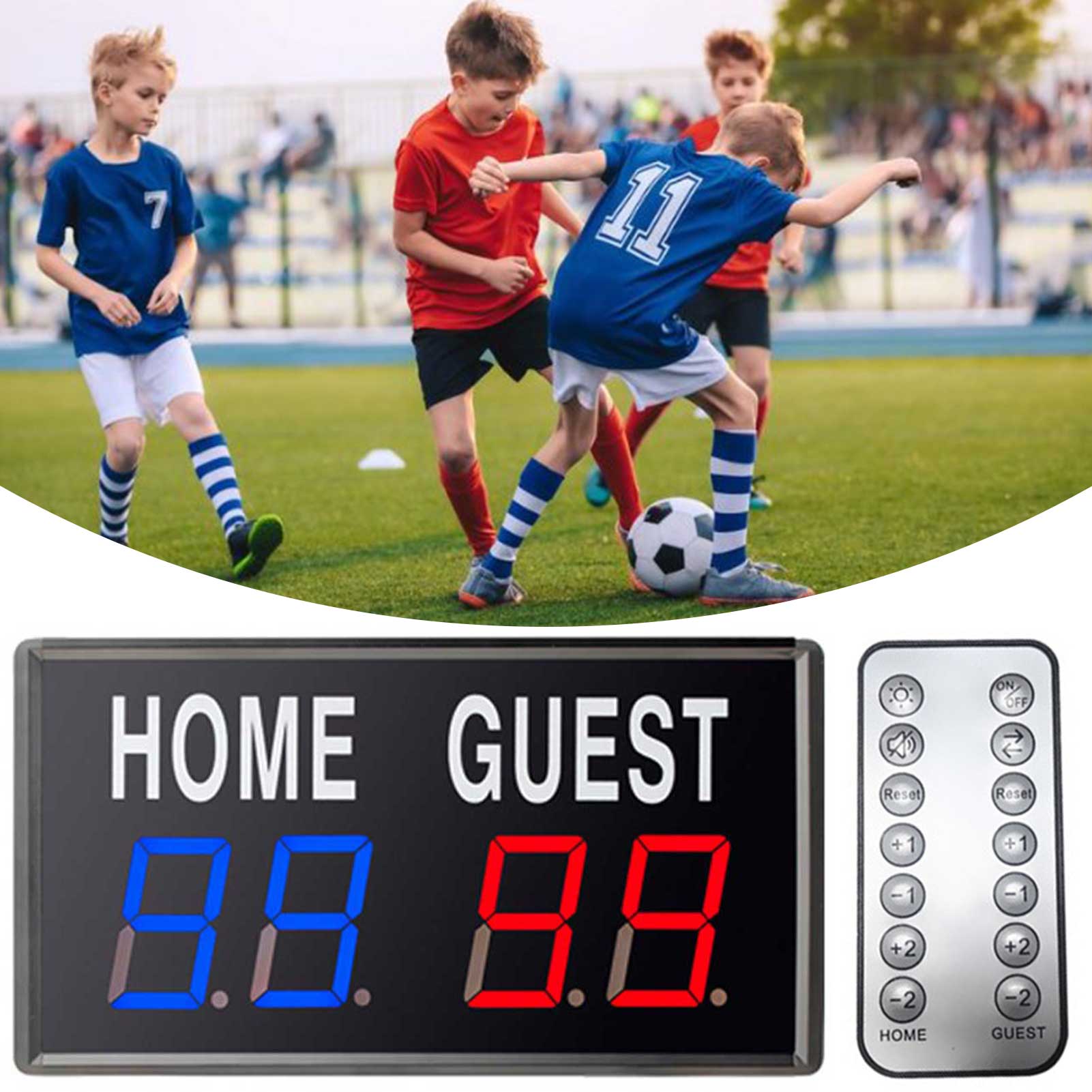 Table Tennis Scoreboard - لوحة النتائج الإلكترونية LED المكونة من