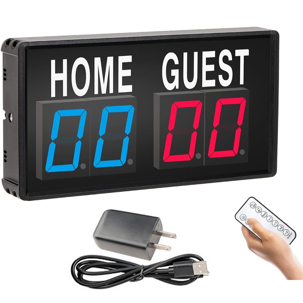 Table Tennis Scoreboard - لوحة نتائج رقمية محمولة بشاشة LED