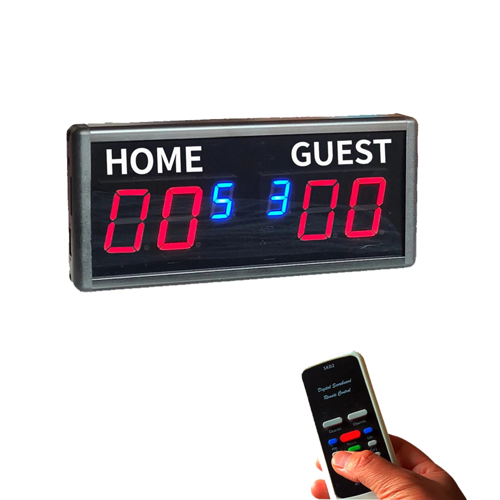 Table Tennis Scoreboard - لوحة نتائج إلكترونية مكونة من 6