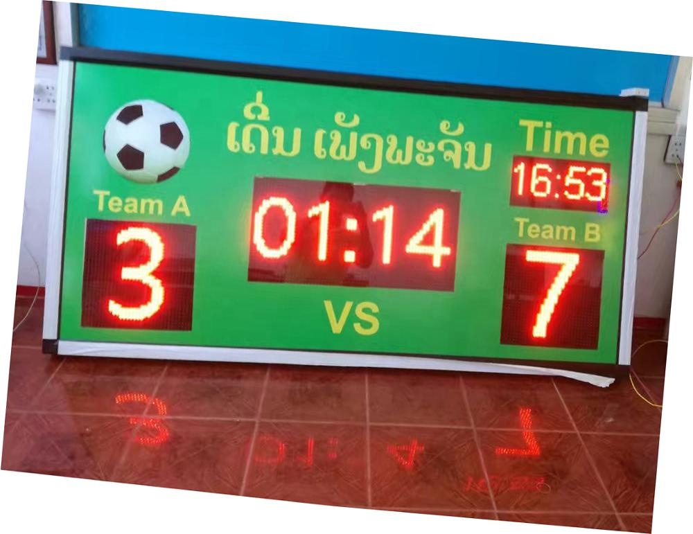 لوحة تسجيل LED لكرة القدم الرق - مراجعة Table Tennis Scoreboard وسعره