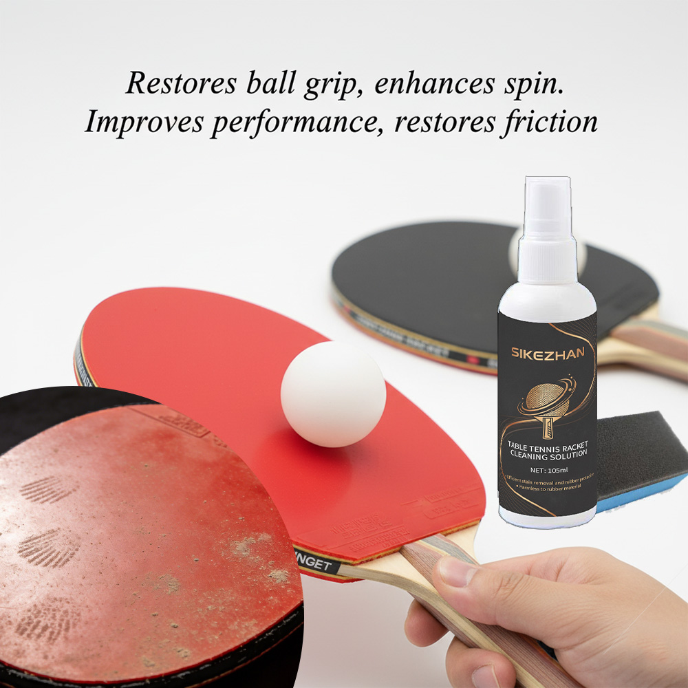 بخاخ تنظيف مضرب تنس الطاولة ال - مراجعة Table Tennis Paddle Set وسعره