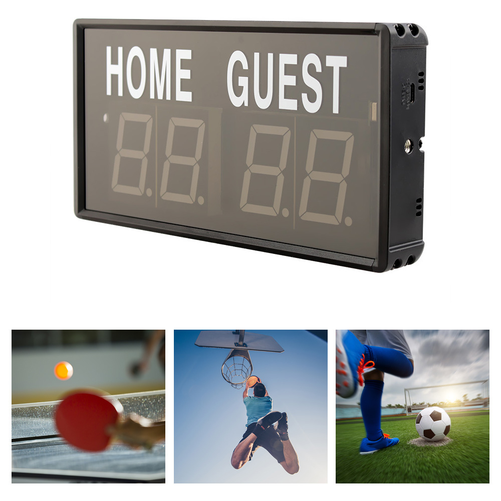 لوحة نتائج رقمية محمولة بشاشة  - مراجعة Table Tennis Scoreboard وسعره