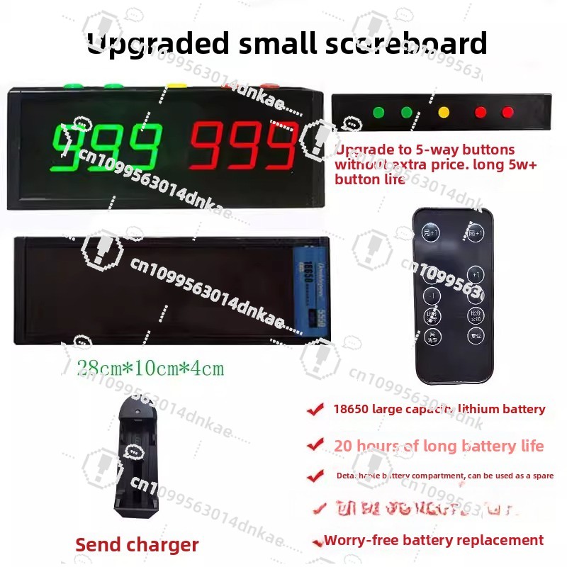 لوحة نتائج إلكترونية لكرة السل - مراجعة Table Tennis Scoreboard وسعره
