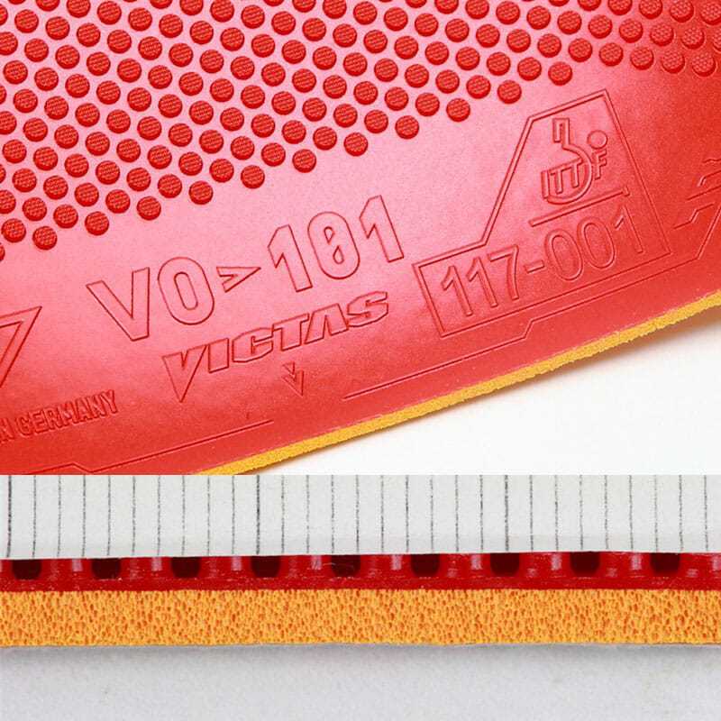 VICTAS V0101/102 جزيئات المضرب - مراجعة Table Tennis Paddle Set وسعره